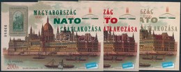 ** 1999/3 NATO Emlékívek Zöld, Piros és Arany Felülnyomással (20.000) - Sonstige & Ohne Zuordnung