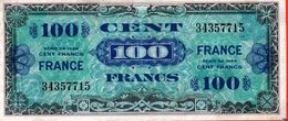 100 F "Verso FRANCE" - Type 1945 (série De 1944) - (SUP) - 1945 Verso Francés