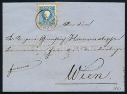 1860 15kr II. Levélen ,,KASCHAU' -  ,,WIEN' - Altri & Non Classificati