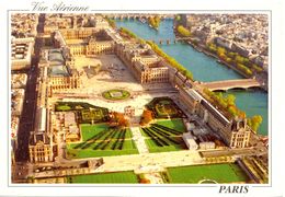 France - Paris - Vue Aérienne - Palais Du Louvre - Arc Du Carrousel - La Seine - Editions Du Globe - - Cartas Panorámicas