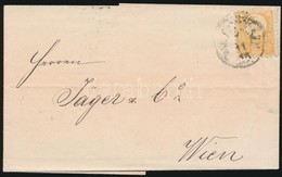 1873 Réznyomat 2kr Levélen / Mi 8 On Cover 'NAGY (SZE)BEN' - Wien - Other & Unclassified