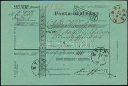 1874 5kr Postautalvány / Money Order 'NYITRA' - Pest - Sonstige & Ohne Zuordnung