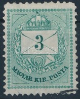 O 1881 3kr Jobb Oldali Metszetjavítással - Altri & Non Classificati