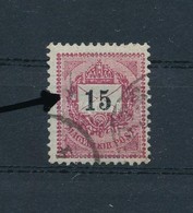 O 1889 15kr 'körte' Javítással (MBK E2-E3) / With Retouche - Autres & Non Classés