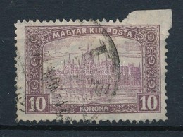 O 1916 Parlament 10K Erős Elfogazással / Mi 207 With Perforation Error - Sonstige & Ohne Zuordnung