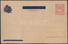 SHS 1918 Használatlan Levelezőlap, A Díjjegyről Hiányzik A Felülnyomás / PS-card With Plate Variety. Signed: Bodor - Sonstige & Ohne Zuordnung