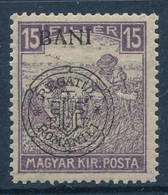 ** Kolozsvár 1919 Fehérszámú Arató 15f Bodor Vizsgálójellel - Sonstige & Ohne Zuordnung