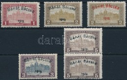 ** Bánát-Bácska 1919 5 Klf Parlament érték, Közte Egy Pár, Garancia Nélkül (**33.200) - Other & Unclassified