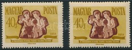 ** 1958 Takarékosság 40f A Középrész Elcsúszásával - Other & Unclassified