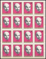 ** 1969 Lenin Ajándék Bélyeg 16-os Tömbben - Other & Unclassified
