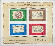 ** 1972 Bélyegnap Ajándék Blokk (30.000) / Mi Block 88 Present Of The Post - Sonstige & Ohne Zuordnung