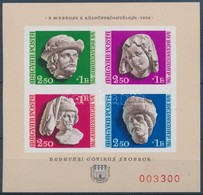 ** 1976 Budavári Gótikus Szobrok Blokk ,,A Magyar Posta Ajándéka' 003300 Sorszámmal - Other & Unclassified