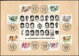1978 Labdarúgó VB Emléklap (pici Szakadás / Small Tear) - Altri & Non Classificati