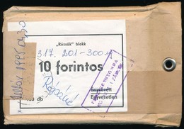 O 1982 100 Db Rózsák Blokk Eredeti Postai Csomagolásban (55.000) - Altri & Non Classificati