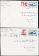 1993 125 éves A Magyar Államvasutak 1 Lyuksorral Rövidebb Bélyeg Levélen + Támpéldány - Other & Unclassified