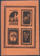 ** 1942/ 5cb Őszi Vásár Bélyeggyűtési Propaganda Emlékív IV. (7.500) - Sonstige & Ohne Zuordnung