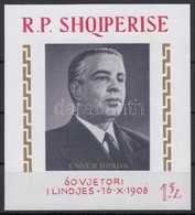 ** 1968 Enver Hodzsa Blokk Mi 34 - Sonstige & Ohne Zuordnung