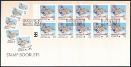 1988 Rajzfilm Bélyegfüzetlap Mi 1085 D FDC-n - Sonstige & Ohne Zuordnung