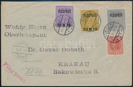 1918 Légi Levél Bécsből Krakauba / Airmail Cover From Vienna To Krakau - Other & Unclassified