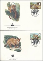 1983 WWF: Jaguár Sor 4 Db FDC-n Mi 719-722 - Sonstige & Ohne Zuordnung