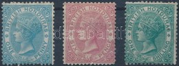 (*) Brit Honduras 1865 Forgalmi Sor Mi 1-3 - Sonstige & Ohne Zuordnung