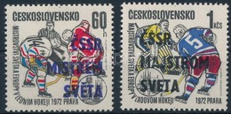 ** 1972 Jégkorong, Sport Sor Mi 2084-2085 - Altri & Non Classificati