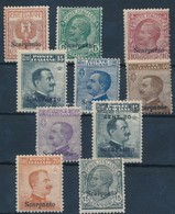 * 1912 Forgalmi 10 érték Scarpanto Felülnyomással Mi 3-12 XI - Altri & Non Classificati