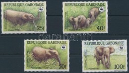 ** 1988 WWF: Erdei Elefánt Sor Mi 1009-1012 - Altri & Non Classificati