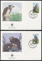 1990 WWF: Hárpia Sor 4 FDC-n Mi 3077-3080 - Sonstige & Ohne Zuordnung