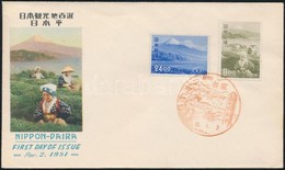 1951 FDC Mi 515 + 525 - Altri & Non Classificati