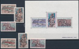 ** 1972 Nyári Olimpia 2 Klf Sor Mi 700-702, 712-714 + Blokk Mi 9 - Other & Unclassified