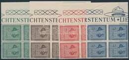 ** 1953 Nemzetközi Cserkész Találkozó Sor ívszéli 4-es Tömbökben Mi 315-318 - Sonstige & Ohne Zuordnung