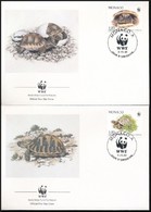 1991 WWF: Görög Teknős Sor 4 FDC-n Mi 2046-2049 - Sonstige & Ohne Zuordnung