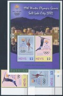 ** 2002 Téli Olimpia, Salt Lake City ívsarki Sor Mi 1789-1790 + Blokk Mi 213 - Altri & Non Classificati