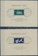 O 1937 DAPOSTA Bélyegkiállítás Blokksor Mi 1-2 - Sonstige & Ohne Zuordnung