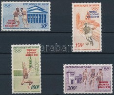 ** 1972 Olimpiai Aranyérmesek Sor Felülnyomással Mi 348-351 - Altri & Non Classificati