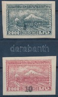 ** 1921 Tájak 2 érték Felülnyomással Mi 163-164 - Altri & Non Classificati