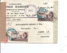 Egypte ( Lettre En Censure De 1948  Du Caire Vers L'Autriche à Voir) - Storia Postale