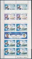 ** 1981 Károly Herceg és Lady Diana Spencer Esküvője  Kisívsor Mi 483-488 - Other & Unclassified