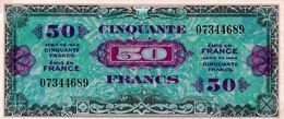 50F "Verso DRAPEAU" - Type 1944) - (SPL) - 1945 Verso Francés