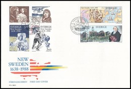 1988 Évforduló Sor Mi 1473-1478 FDC-n - Altri & Non Classificati