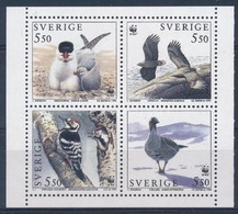 ** 1994 WWF: Madarak Bélyegfüzetlap H-Bl. 224 + Sor 4 Db FDC-n Mi 1847-1850 - Altri & Non Classificati