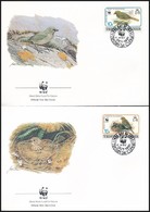 1991 WWF: Madár Sor 4 Db FDC-n Mi 513-516 - Sonstige & Ohne Zuordnung