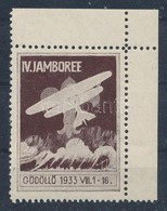 1933 IV. Cserkész Jamboree, Gödöllő Barna Levélzáró - Unclassified