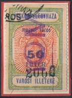 1946 Kiskunfélegyháza R.T.V 140 Sz. Okirati Illetékbélyeg Utolsó Számjegy átírással (9.000) - Ohne Zuordnung