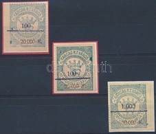 1925 Karcag R.T.V. Okirati 3 Klf Illetékbélyeg (4.100) - Ohne Zuordnung