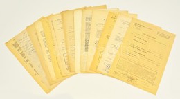 Cca 1949-1959 24 Db Okmány Okmánybélyegekkel - Ohne Zuordnung