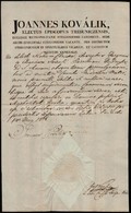 1818 Kovalik János (1764-1844) Tribunici Választott Püspök Levele Egyházi ügyben - Ohne Zuordnung
