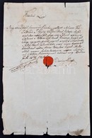 1828 Kötelező Levél Budai Vízjeles Papíron - Ohne Zuordnung