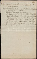 Cca 1840 Gasztronómiai Témájú Levél (hurka, Kolbász), Vízjeles Papíron - Ohne Zuordnung